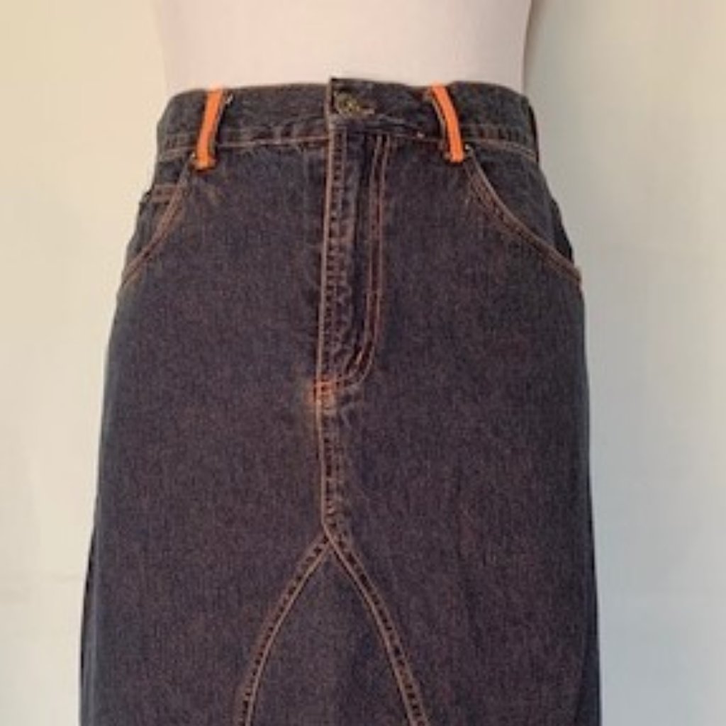 Maxi Denim Skirt Nwot